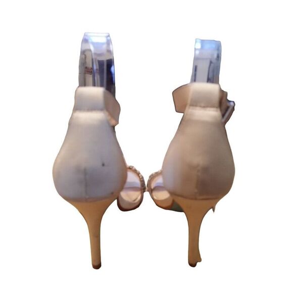 Blue By Betsey Johnson Gina Ankle Strap Heels Women Sz 6.5 M Rhinestone Designer - Picture 4 of 8